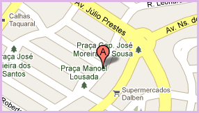 Mapa de localização - Beleza e Art